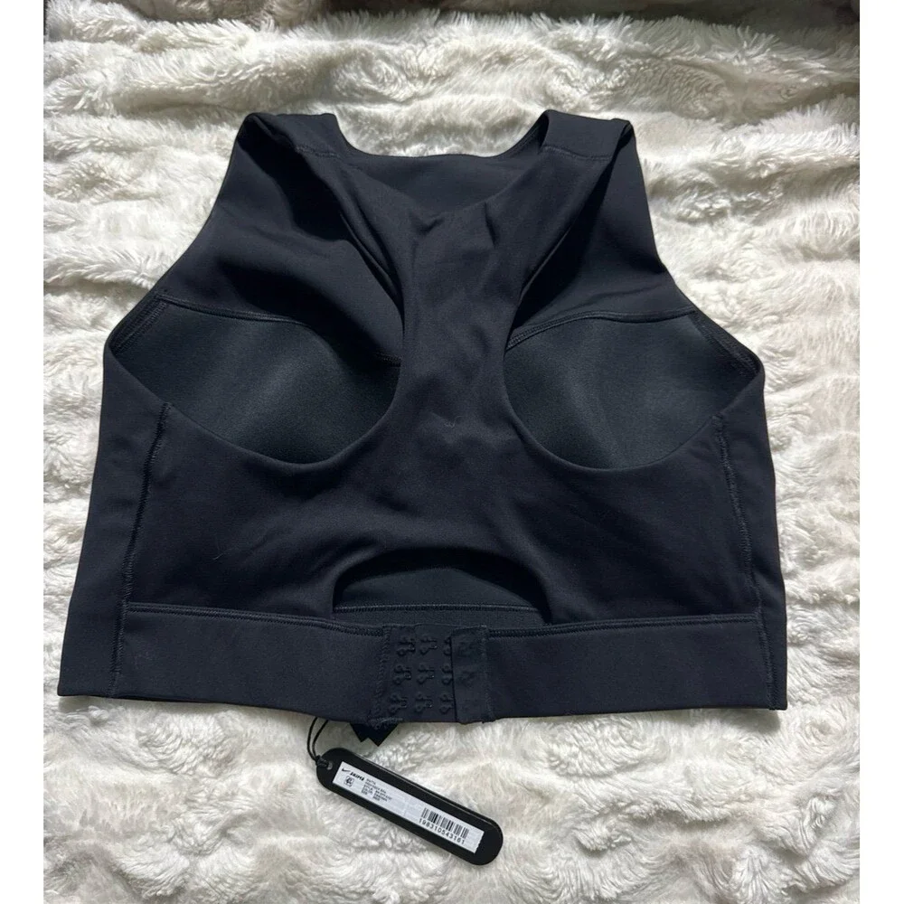 Nike Skims Matte High Neck Bra Obsidian - Picture 3 of 6